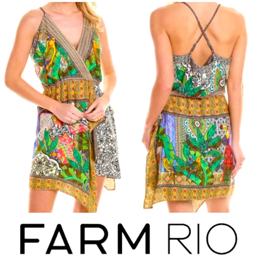 Farm Rio Multicolor Gayatri Women's mini Dress